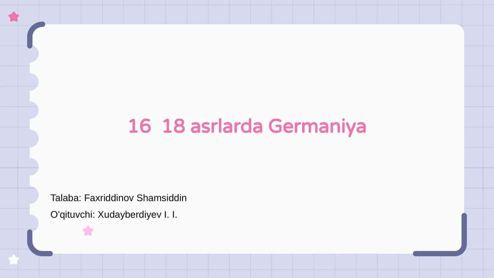 16–18 asrlarda Germaniya