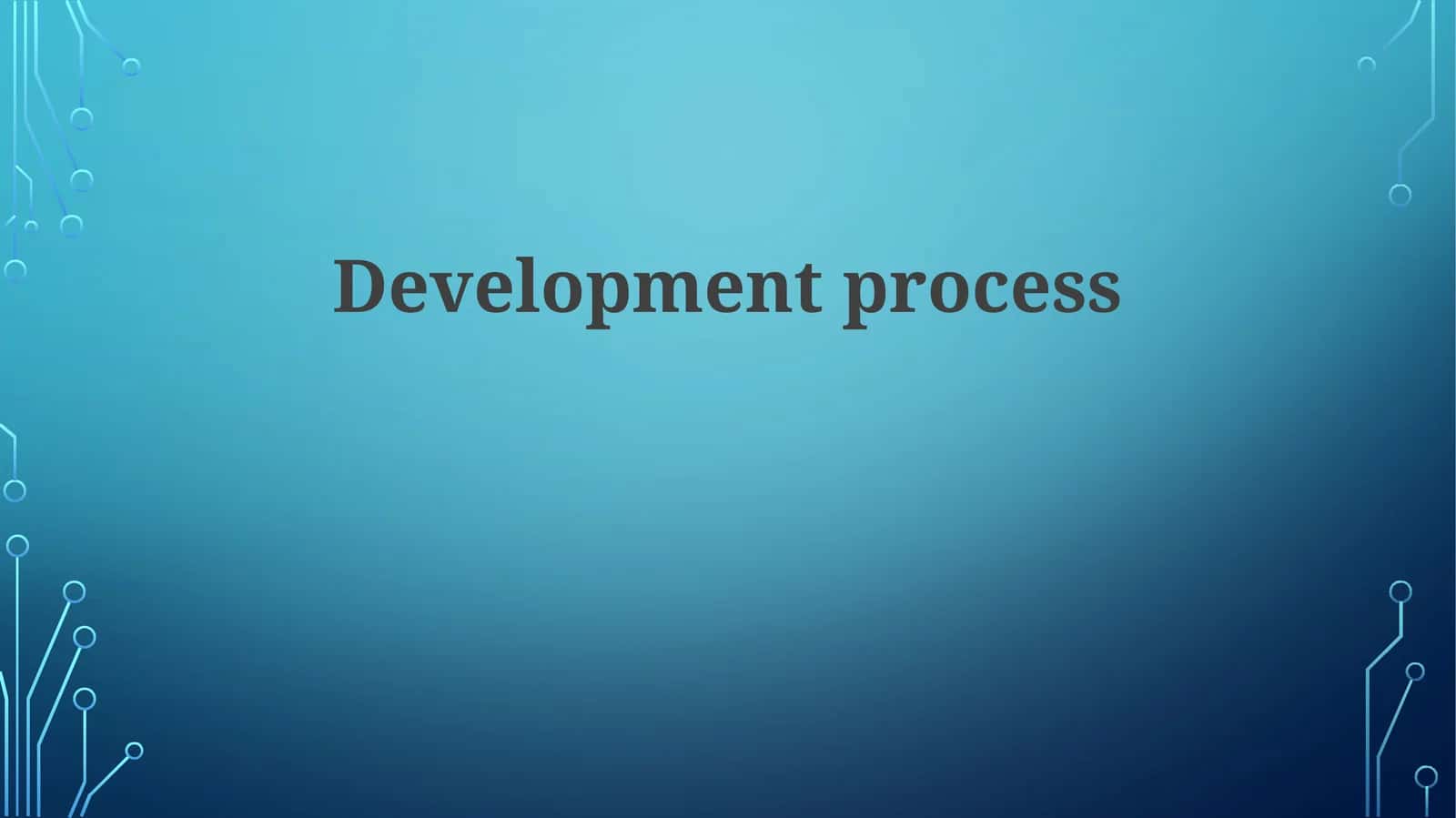Development process