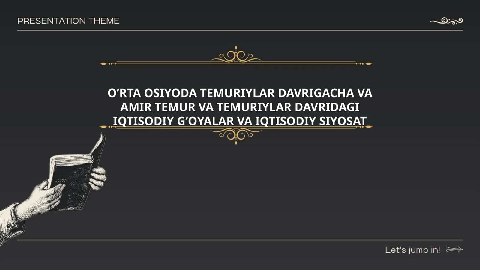O’RTA OSIYODA TEMURIYLAR DAVRIGACHA VA AMIR TEMUR VA TEMURIYLAR DAVRIDAGI IQTISODIY G‘OYALAR VA IQTISODIY SIYOSAT