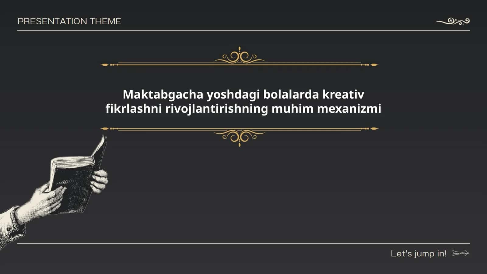 Bolalarda Kreativ Fikrlashni Rivojlantirish