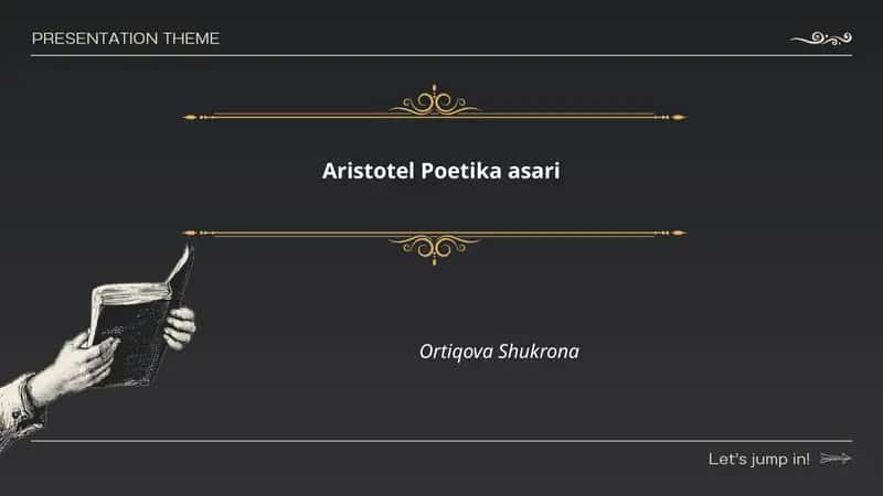 Aristotel Poetika asari