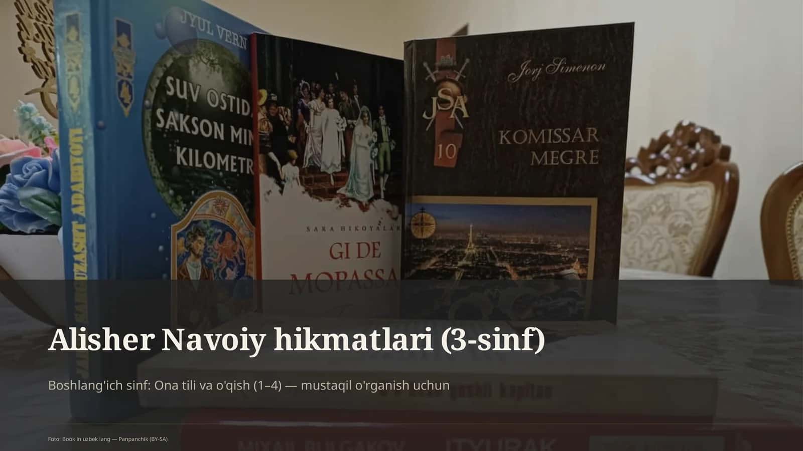 Alisher Navoiy hikmatlari (3-sinf)