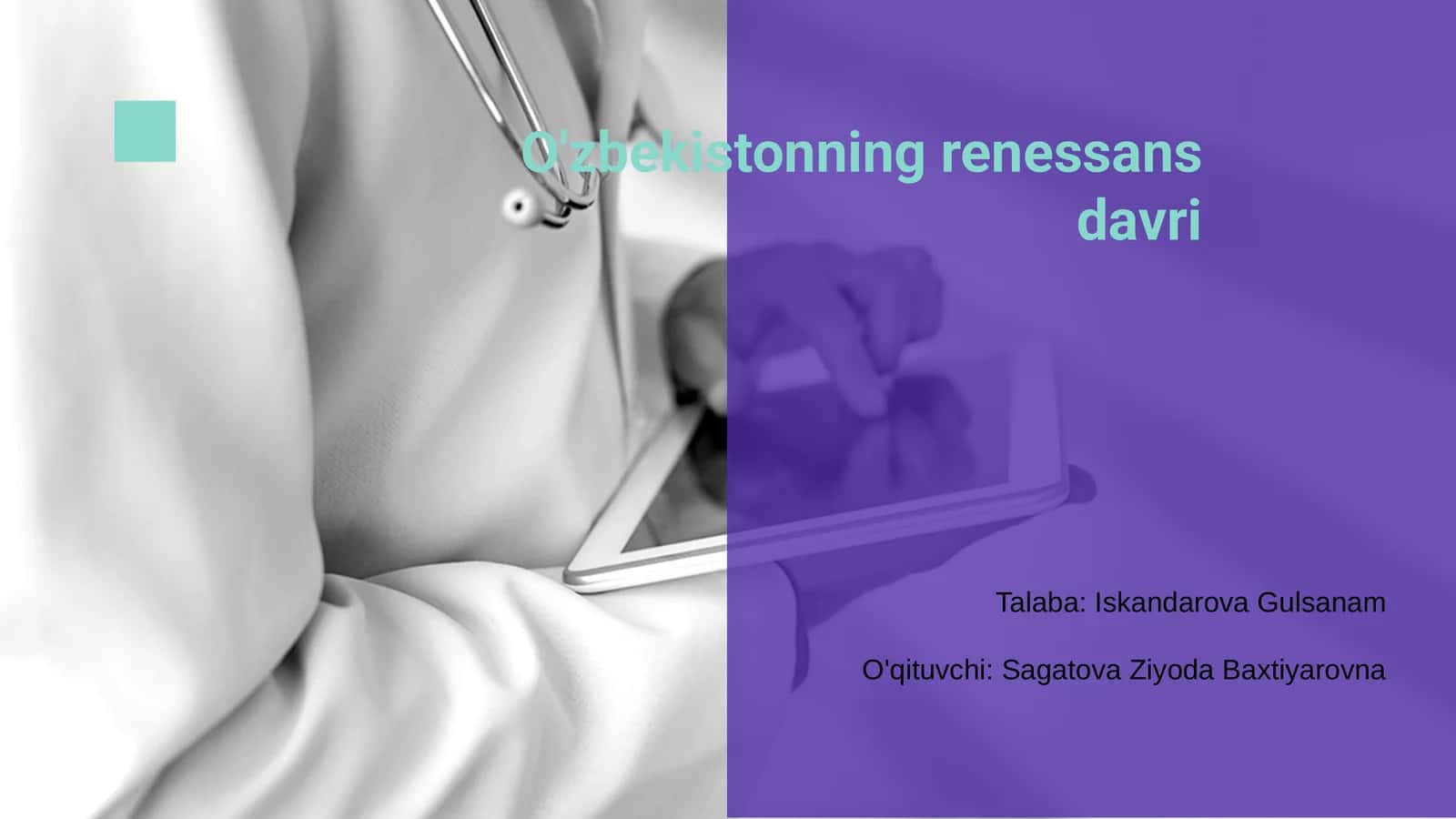 O'zbekistonning renessans davri