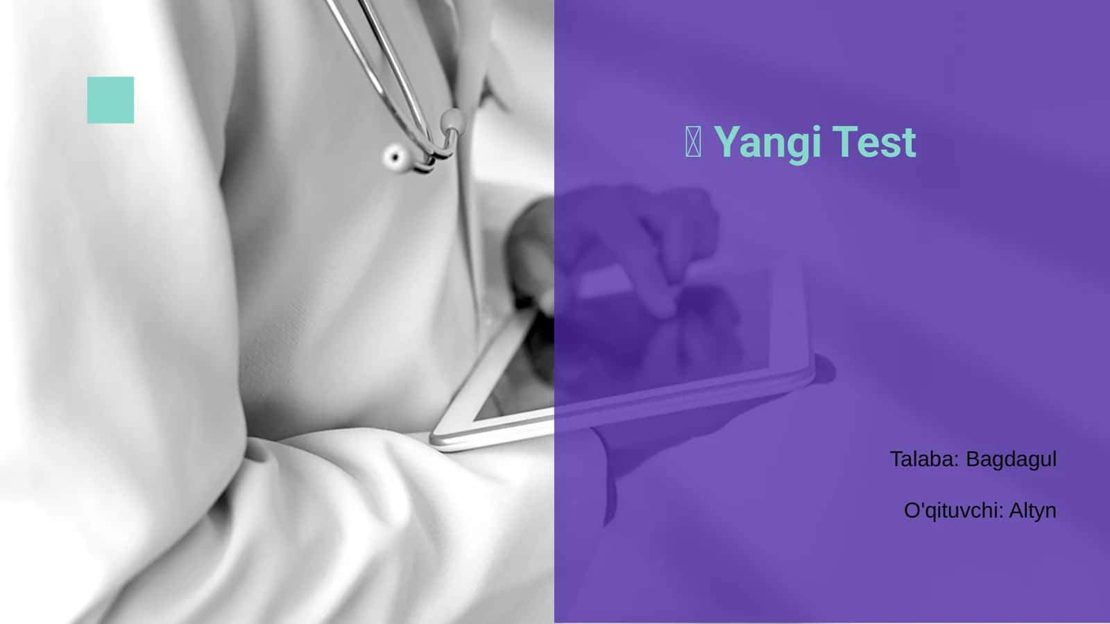 💠Yangi Test