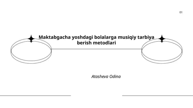 Maktabgacha yoshdagi bolalarga musiqiy tarbiya berish metodlari