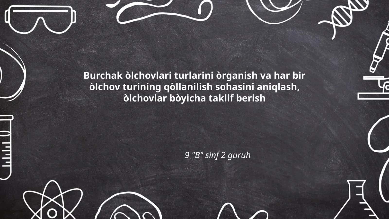 Burchak òlchovlari