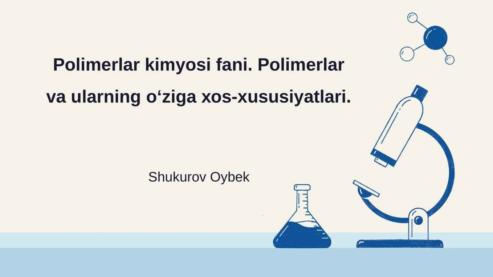 Polimerlar kimyosi fаni
