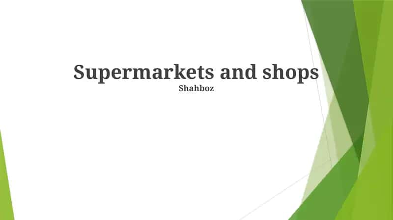 Modern trends in trade, development of supermarkets and shops, use of artificial intelligence-based inventory management systems in over 5000 stores worldwide, optimization of costs, introduction of contactless payment systems