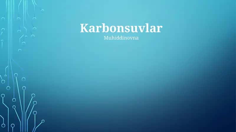 Karbonsuvlar