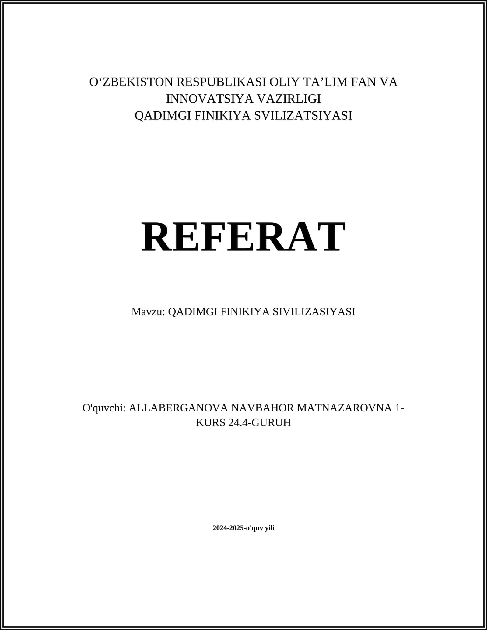 QADIMGI FINIKIYA SIVILIZASIYASI