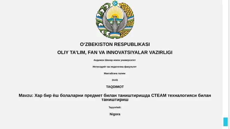 STEAM texnologiyasi