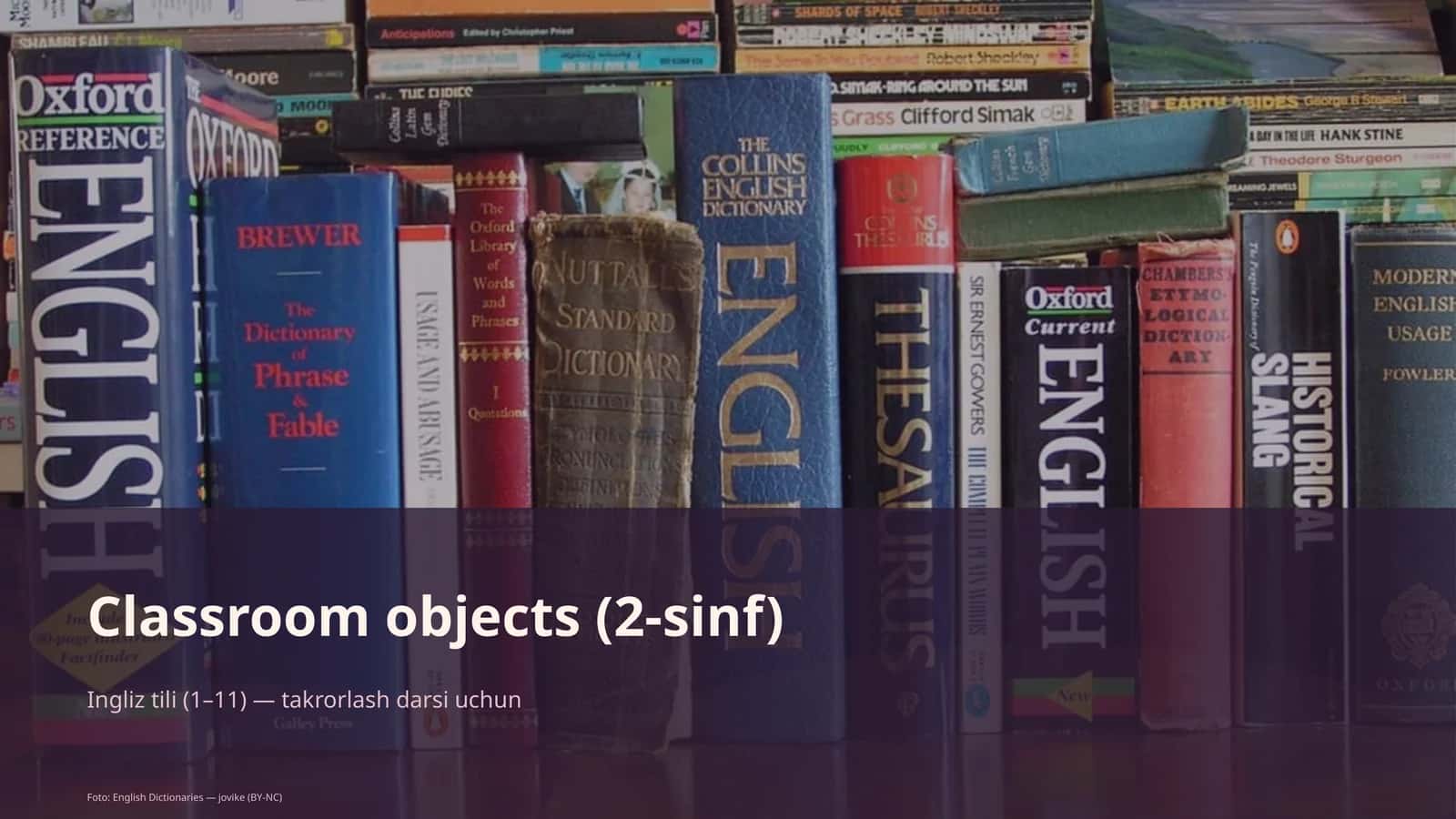 Classroom objects (2-sinf)