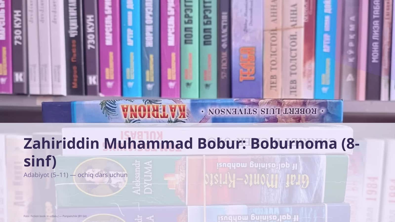 Boburnoma (8-sinf)