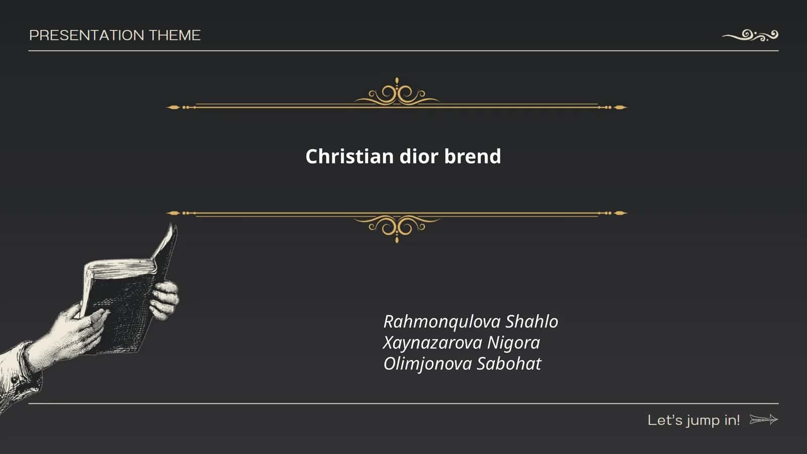 Christian dior brend
