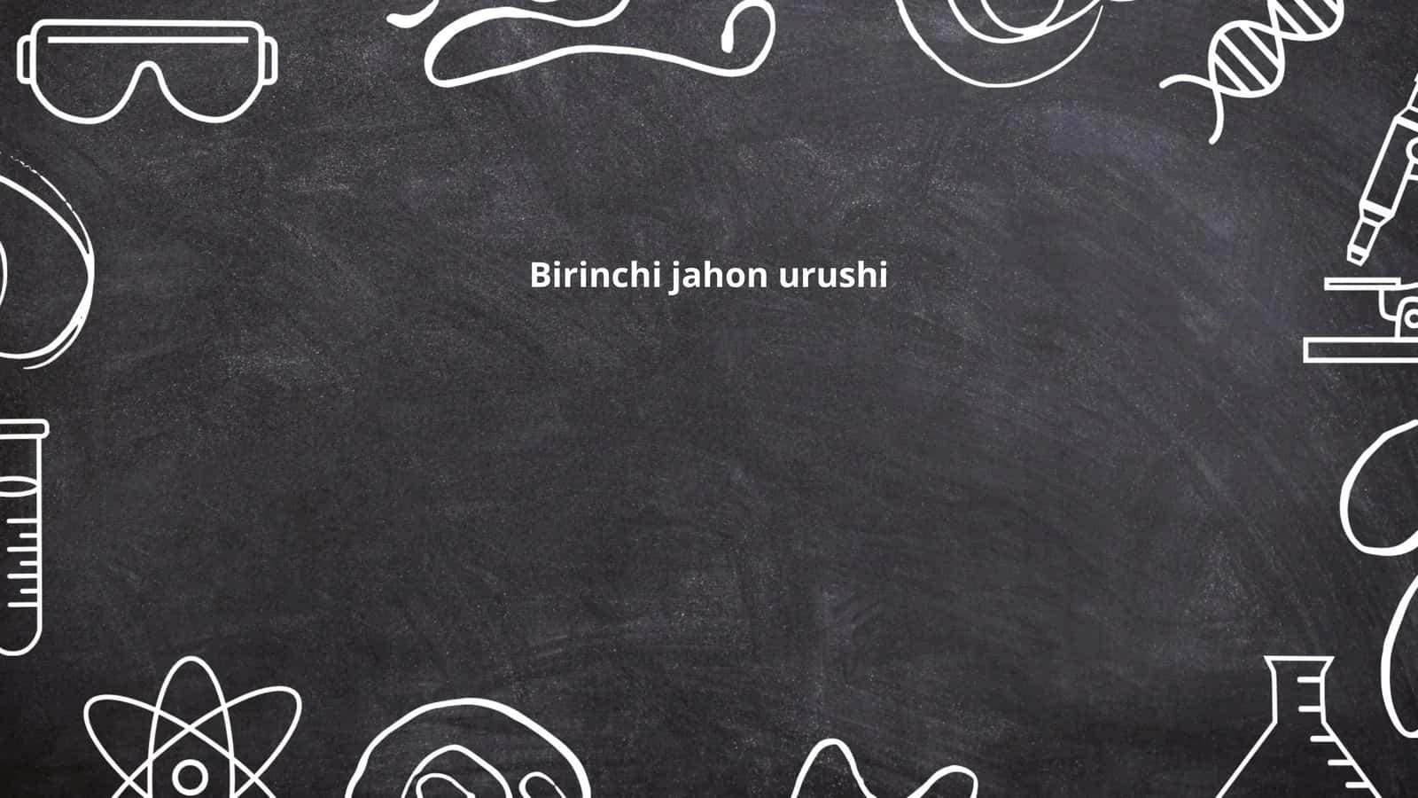 Birinchi jahon urushi