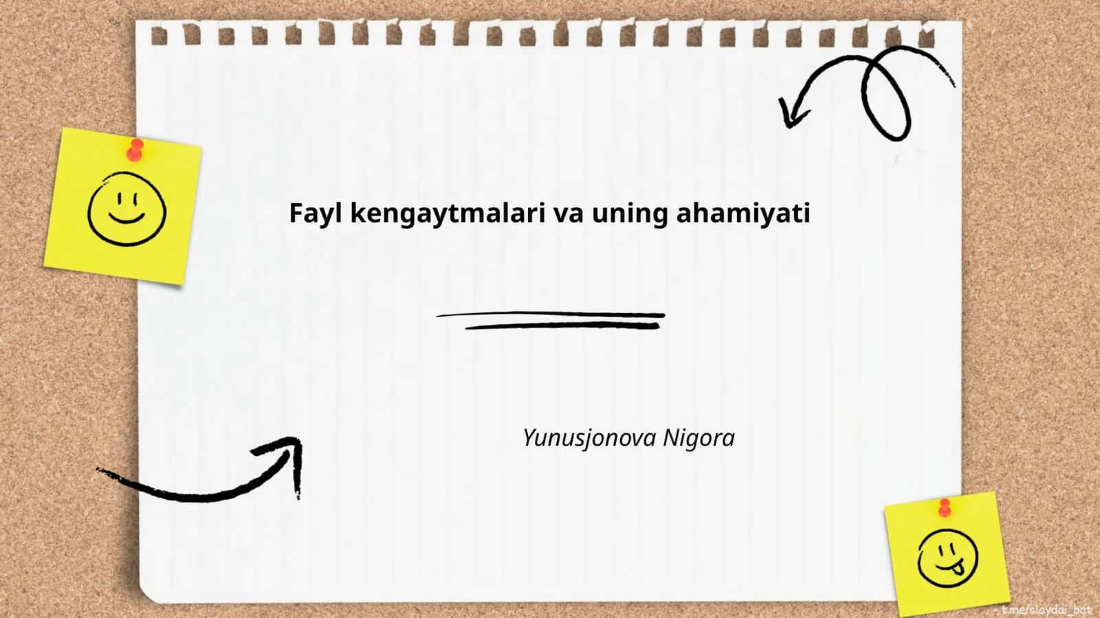 Fayl kengaytmalari va uning ahamiyati