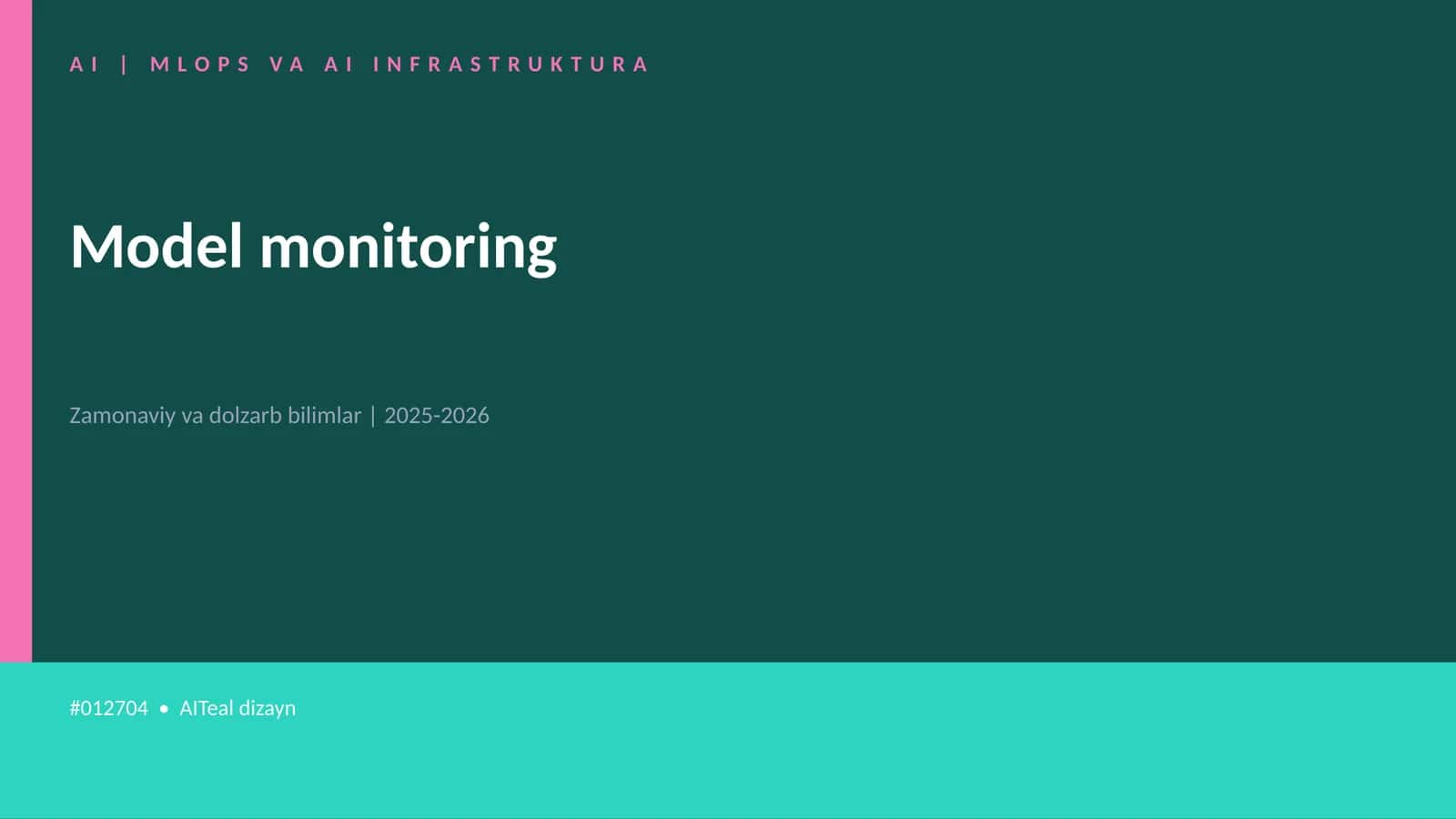 MLOPS VA AI INFRASTRUKTURA
