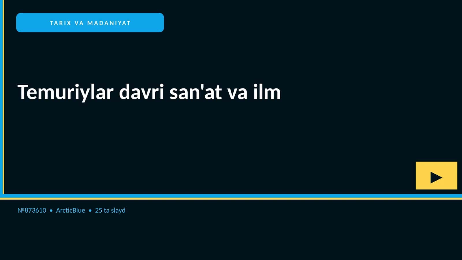 Temuriylar davri san'at va ilm