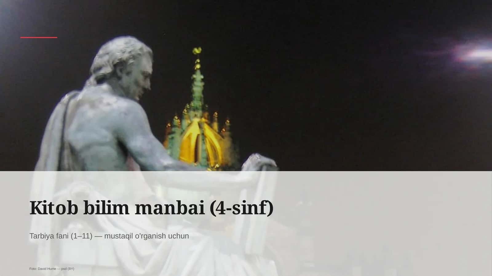 Tarbiya fani (1–11)