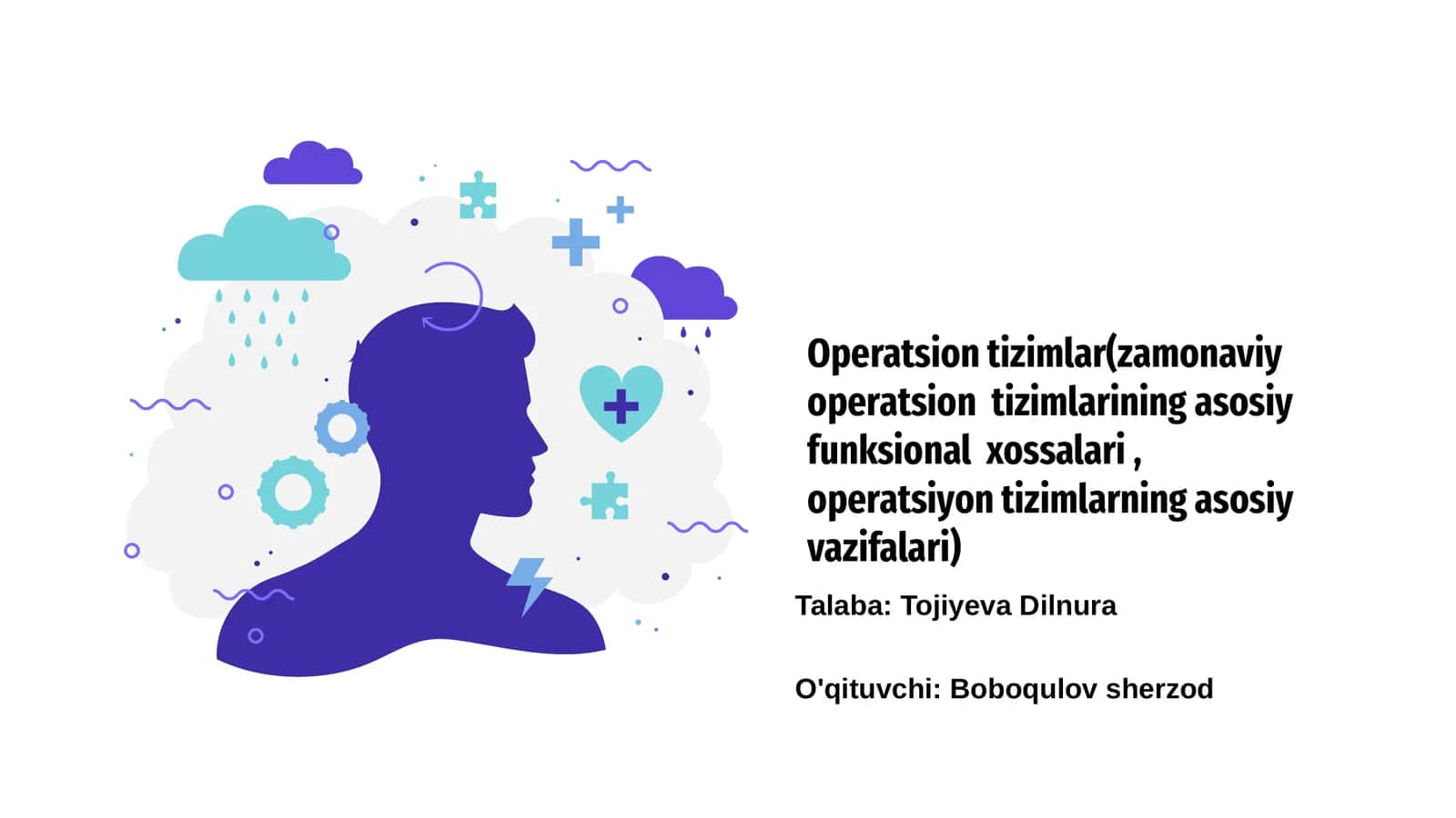 Zamonaviy operatsion tizimlar