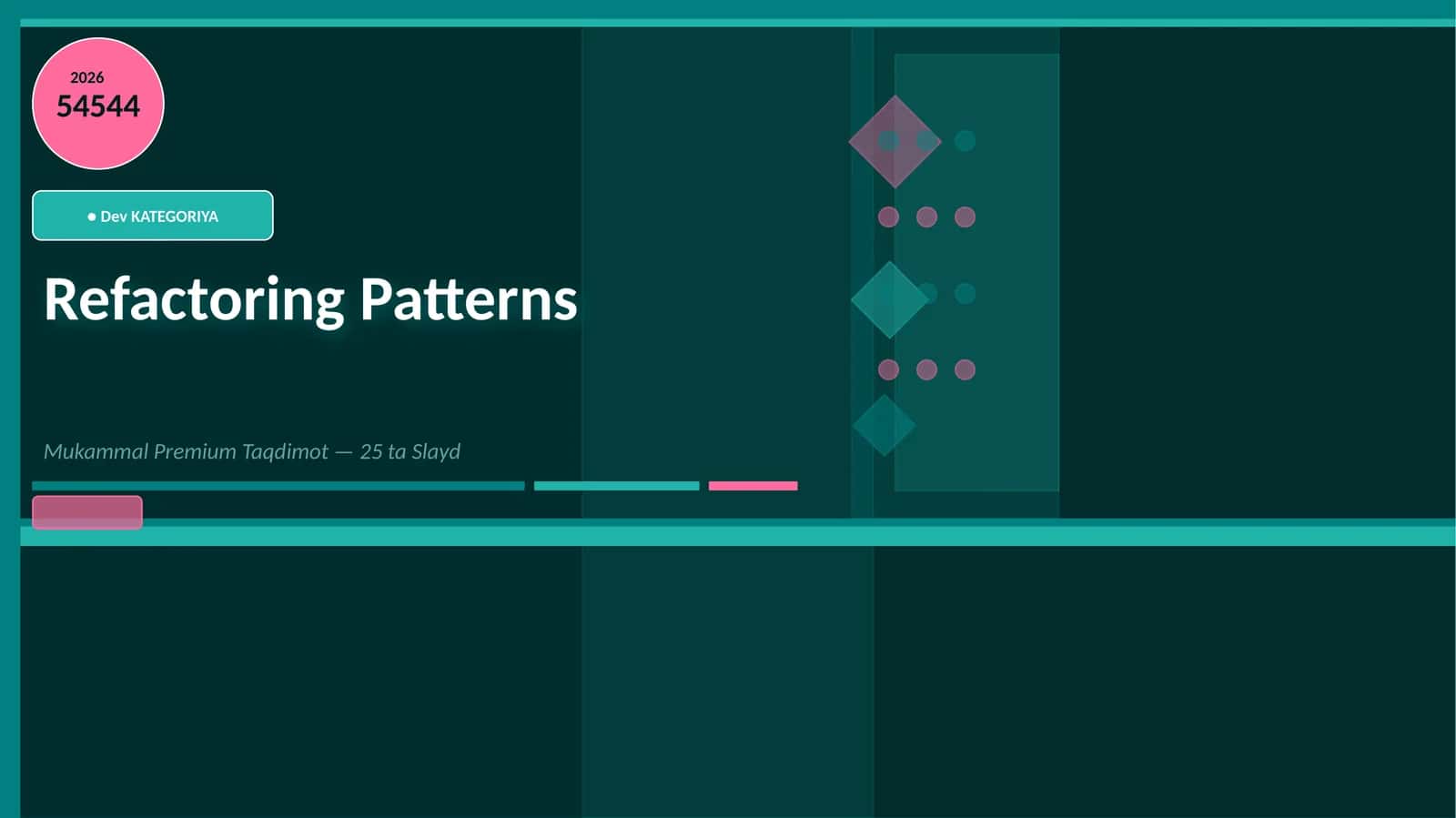 Refactoring Patterns