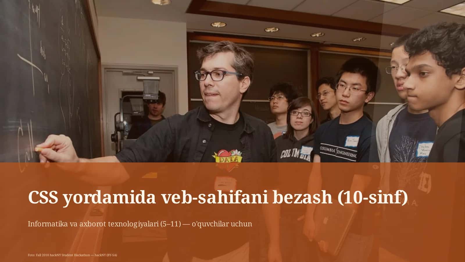 CSS yordamida veb-sahifani bezash (10-sinf)