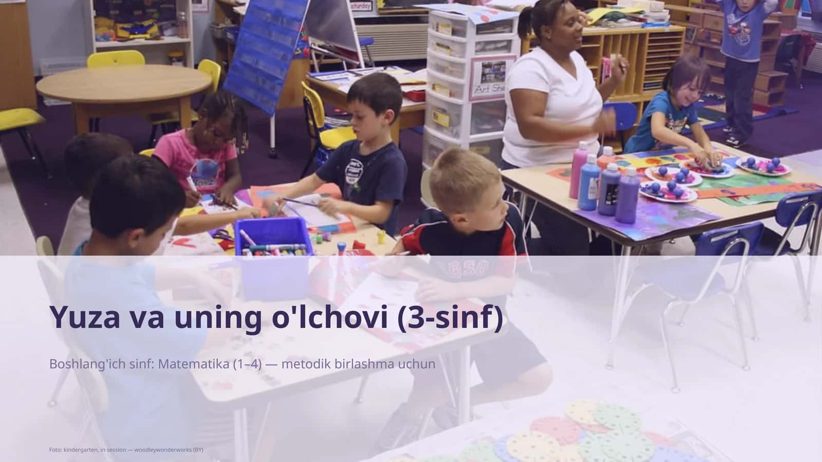 Yuza va uning o'lchovi (3-sinf)