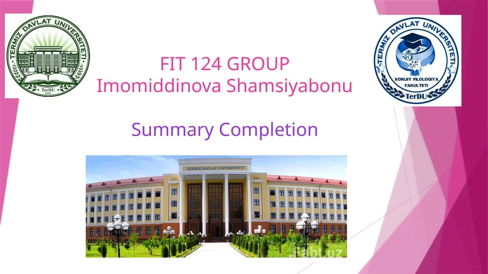 Summary Completion