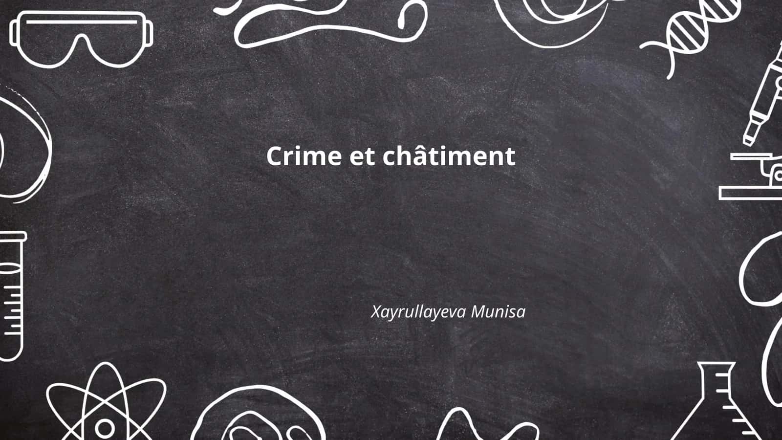 Crime et châtiment