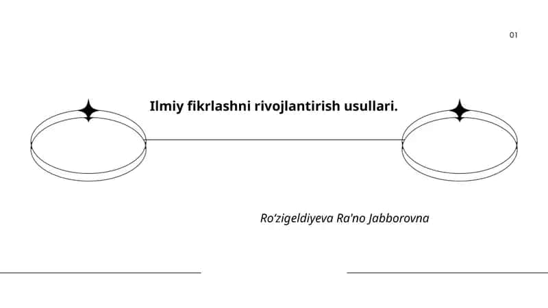 Ilmiy fikrlashni rivojlantirish usullari
