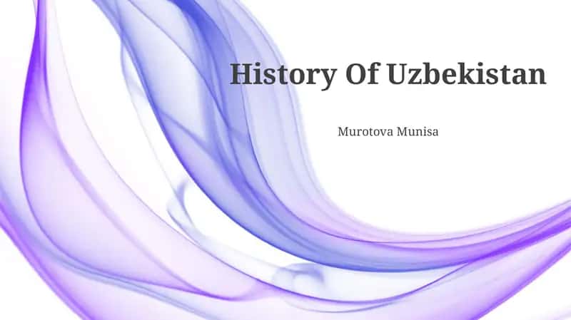 History Of Uzbekistan