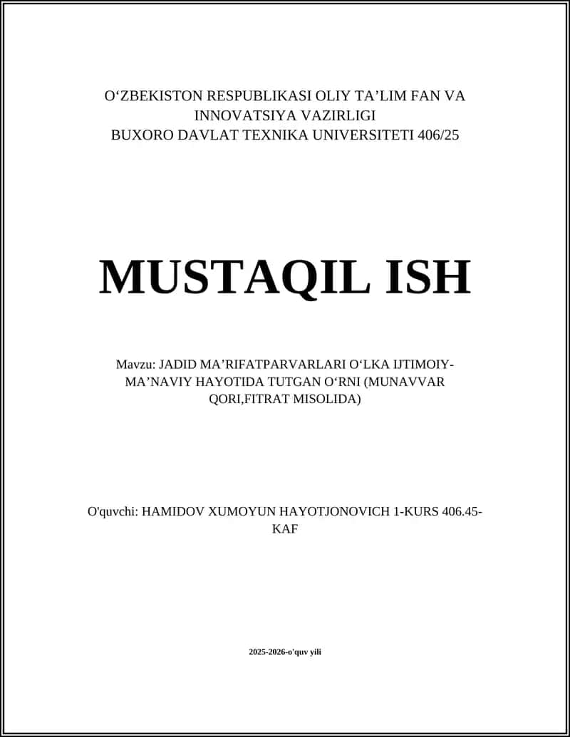 Munavvar Qori Abdurashidxonov