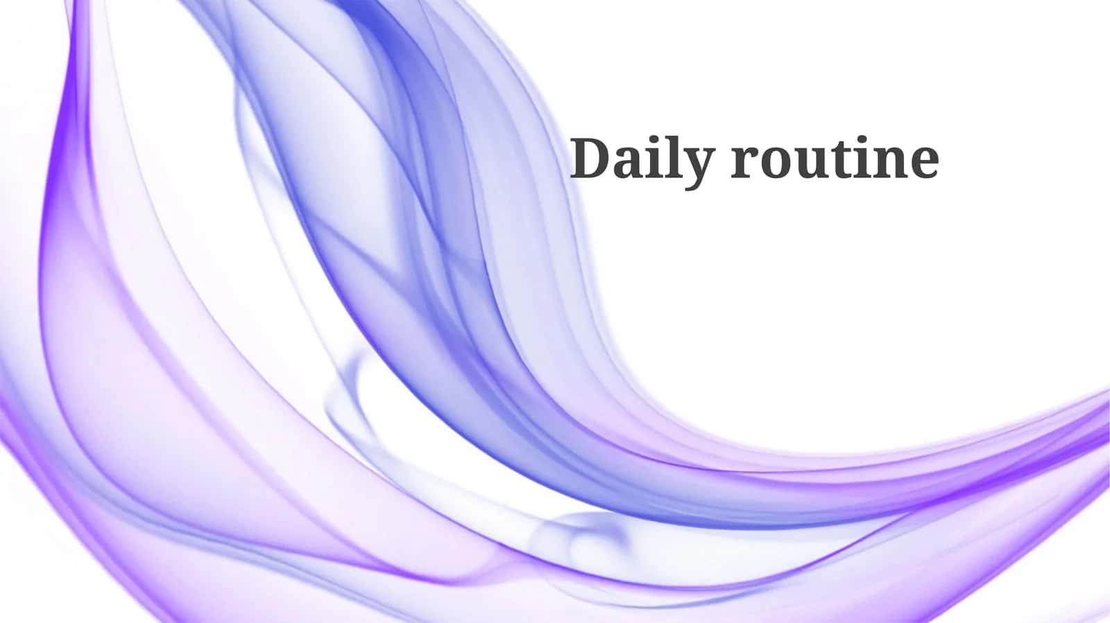 The Power of Routine