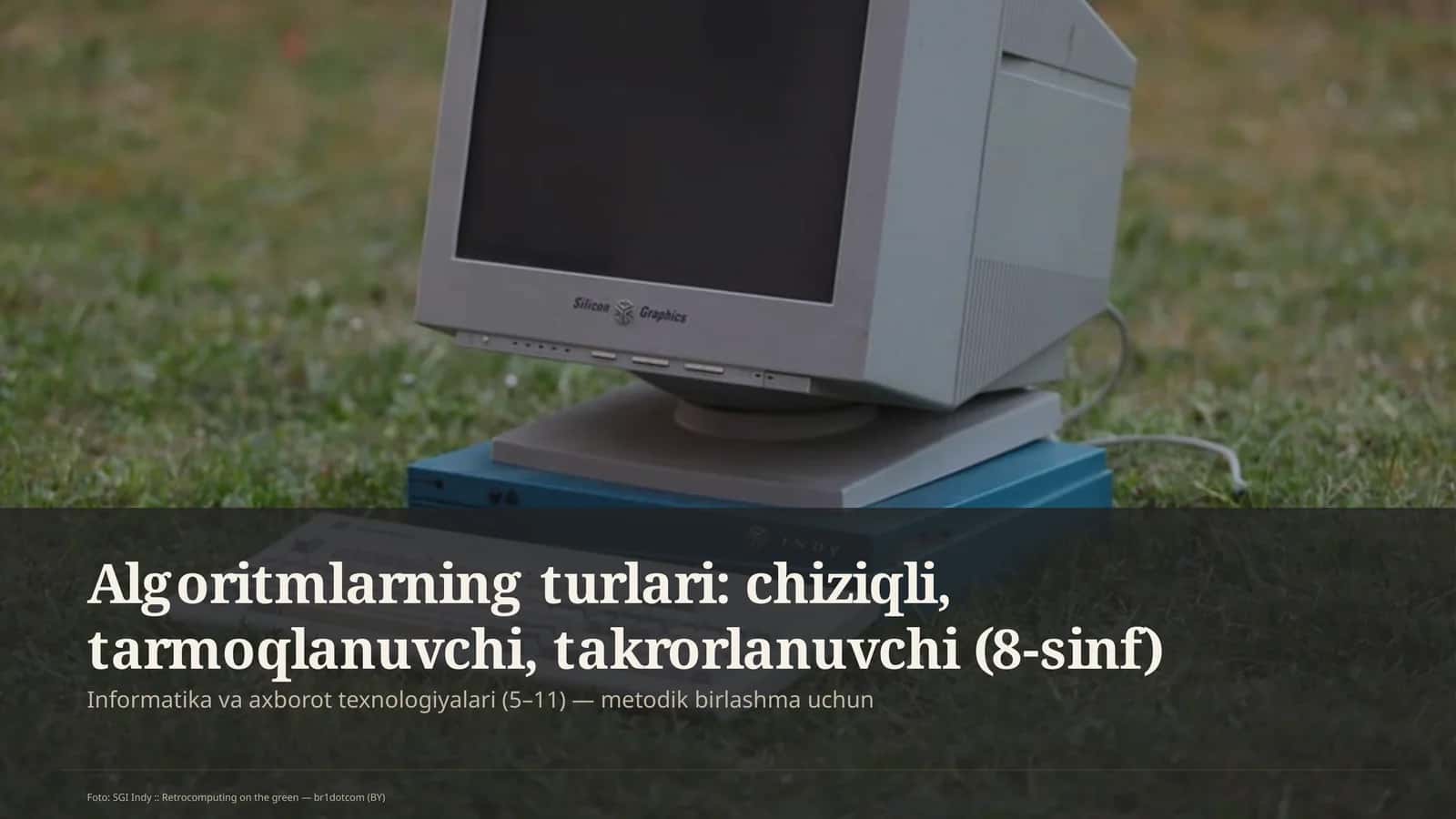 Algoritmlarning turlari: chiziqli, tarmoqlanuvchi, takrorlanuvchi (8-sinf)