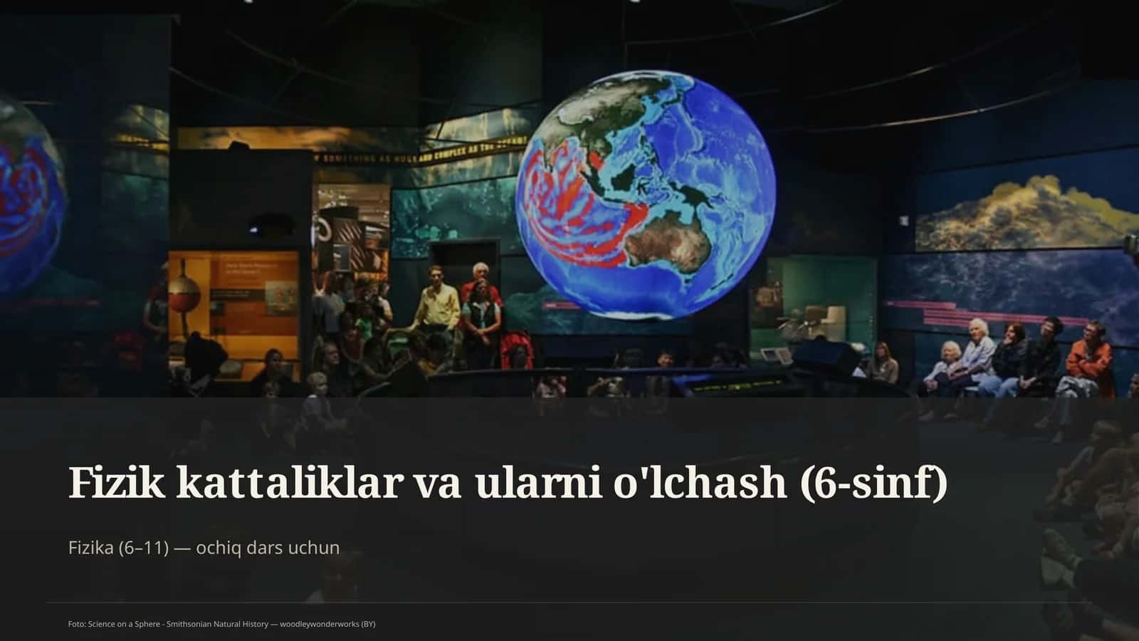 Fizik kattaliklar va ularni o'lchash (6-sinf)