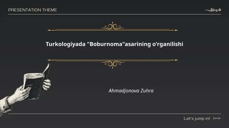Boburnoma asarining o'rganilishi