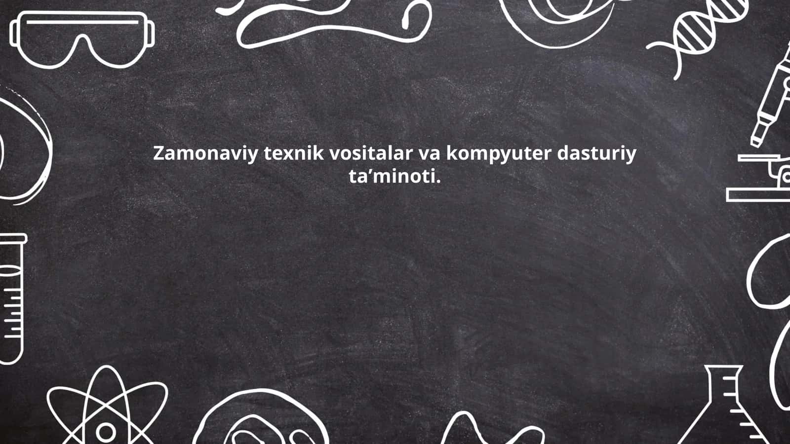 Zamonaviy texnik vositalar va kompyuter dasturiy taʼminoti