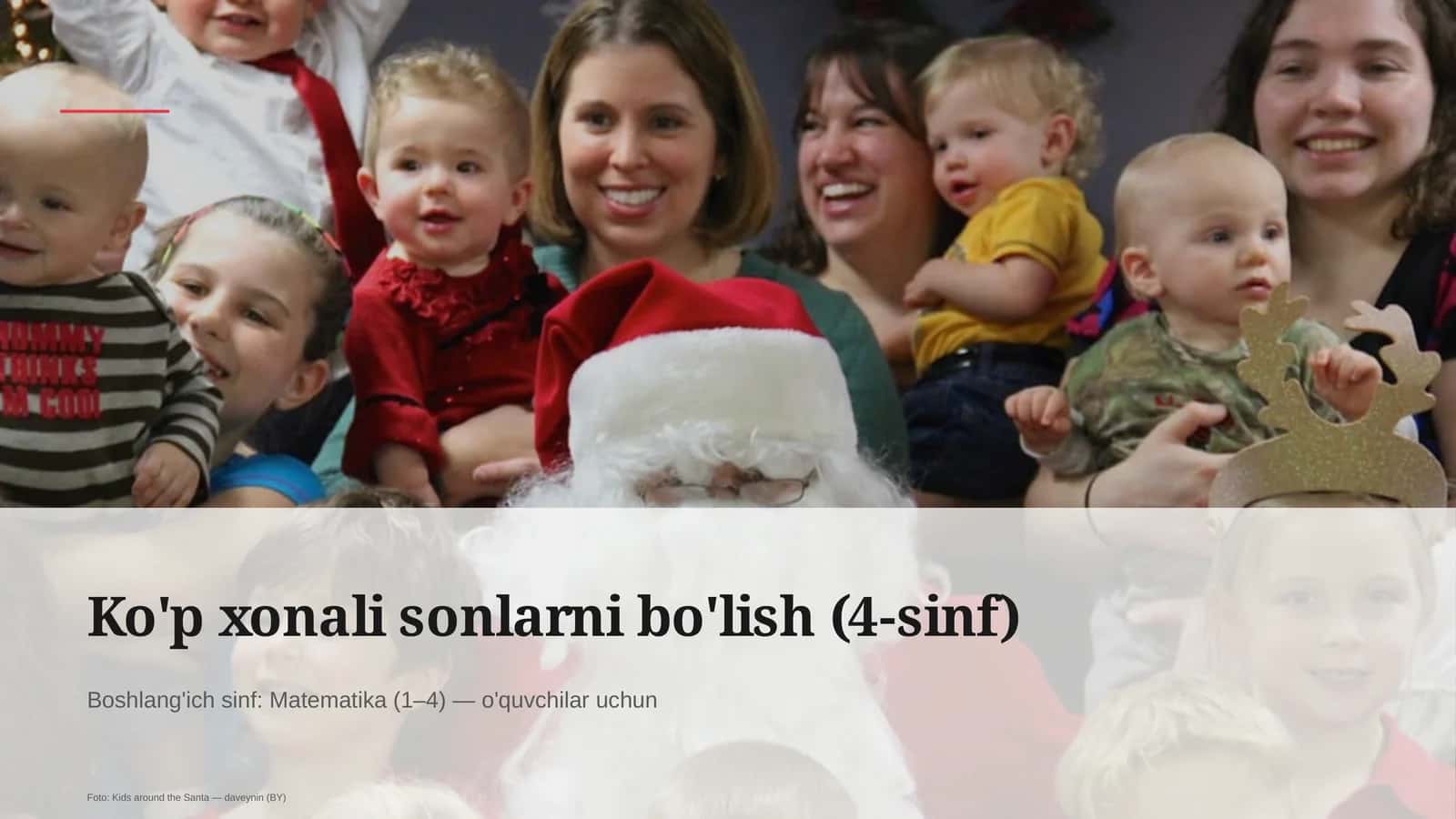 Ko'p xonali sonlarni bo'lish (4-sinf)