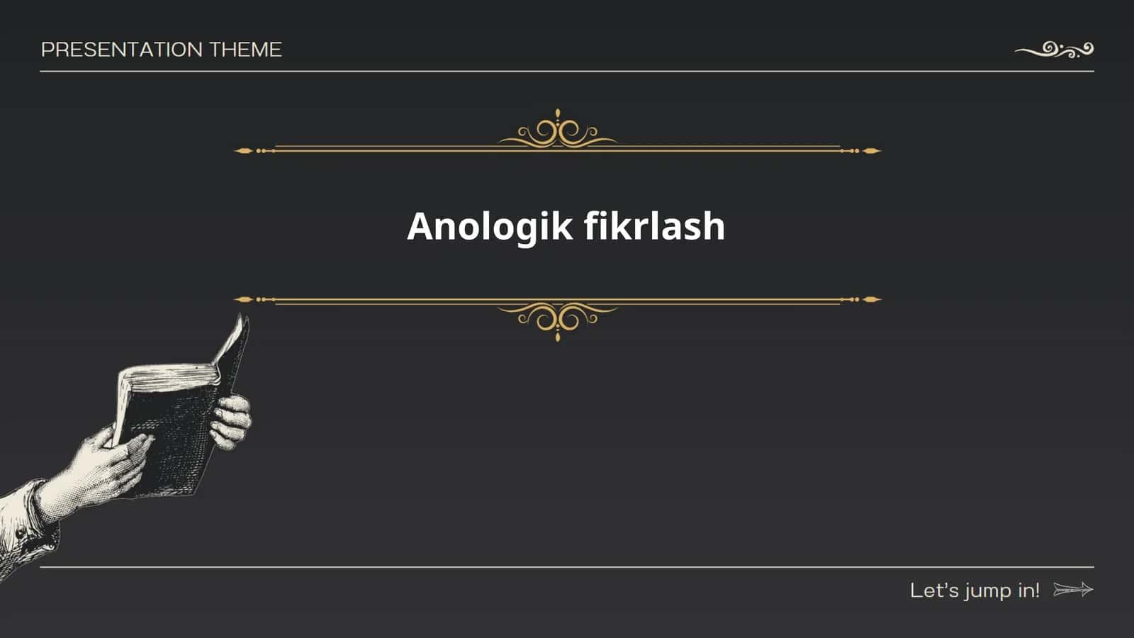 Analogik fikrlash