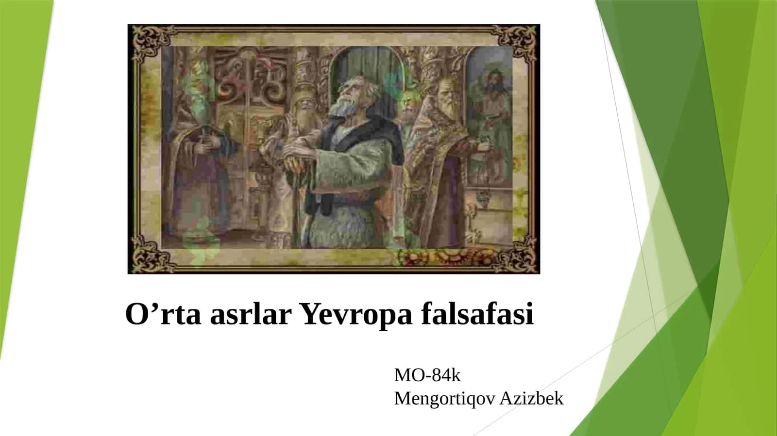 O'rta asrlar Yevropa falsafasi