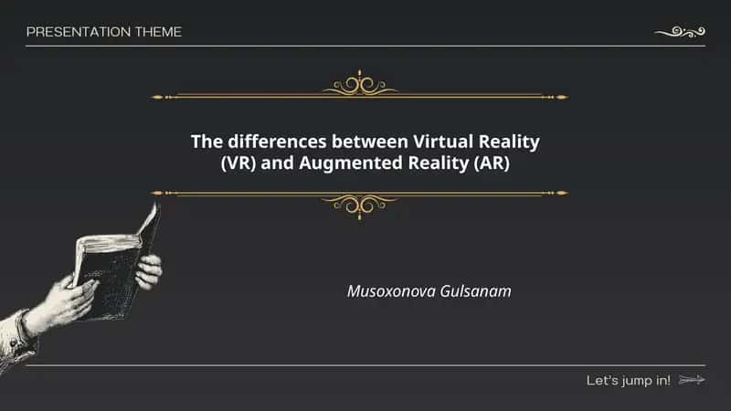 The differences between Virtual Reality (VR) and Augmented Reality (AR)