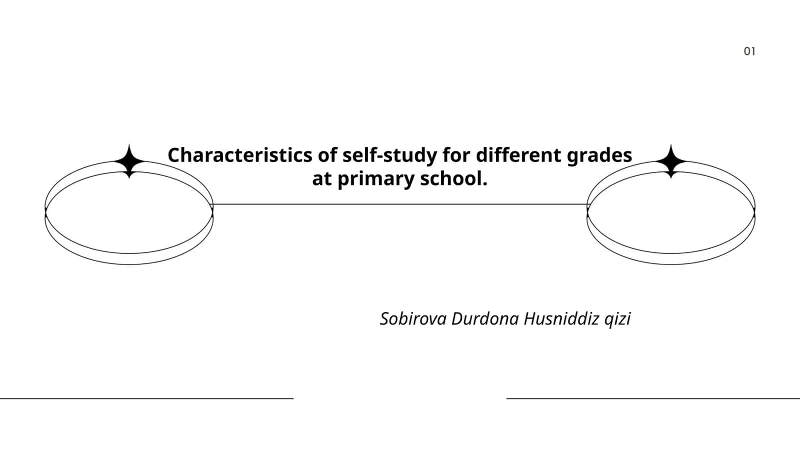 Characteristics of self-study for different grades at primary school