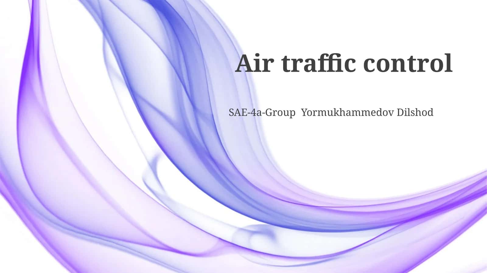 Fundamentals of Air Traffic Control