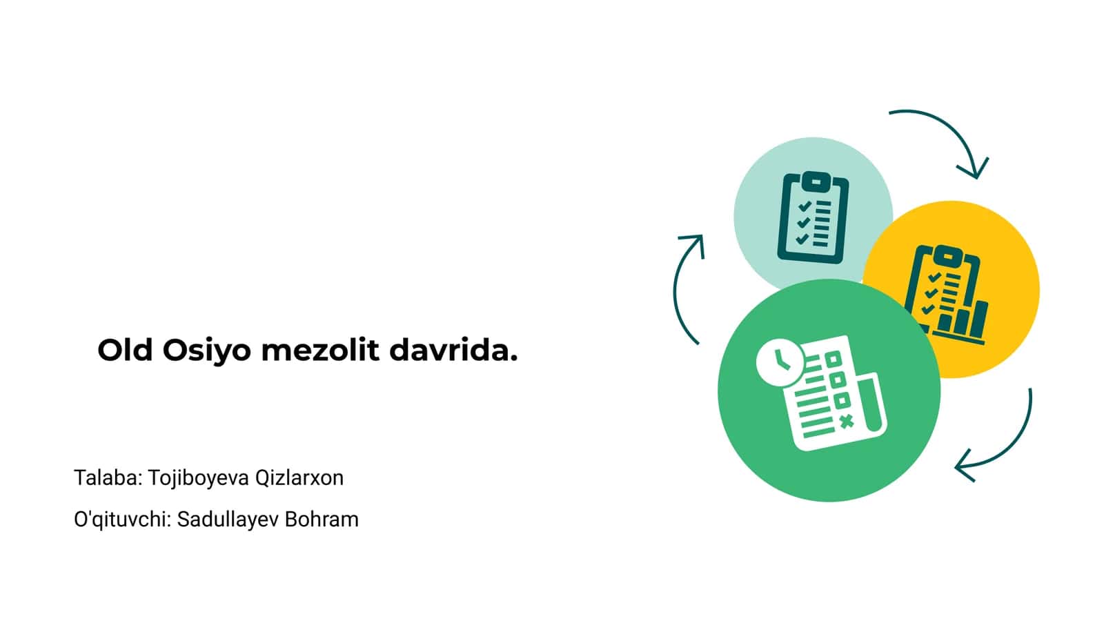 Old Osiyo mezolit davrida