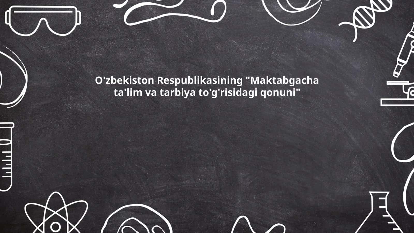 Maktabgacha ta'lim va tarbiya