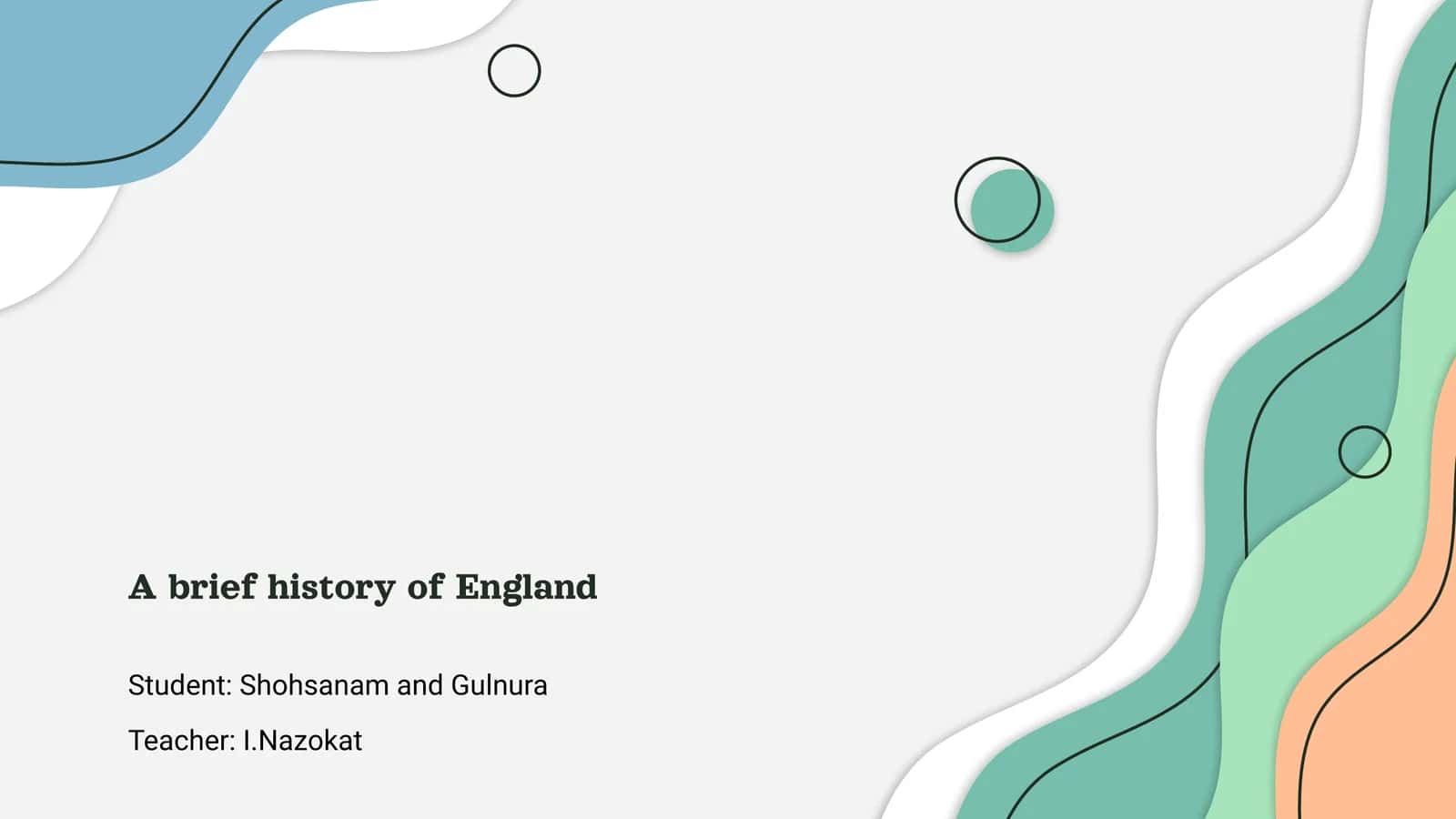 Brief history of England