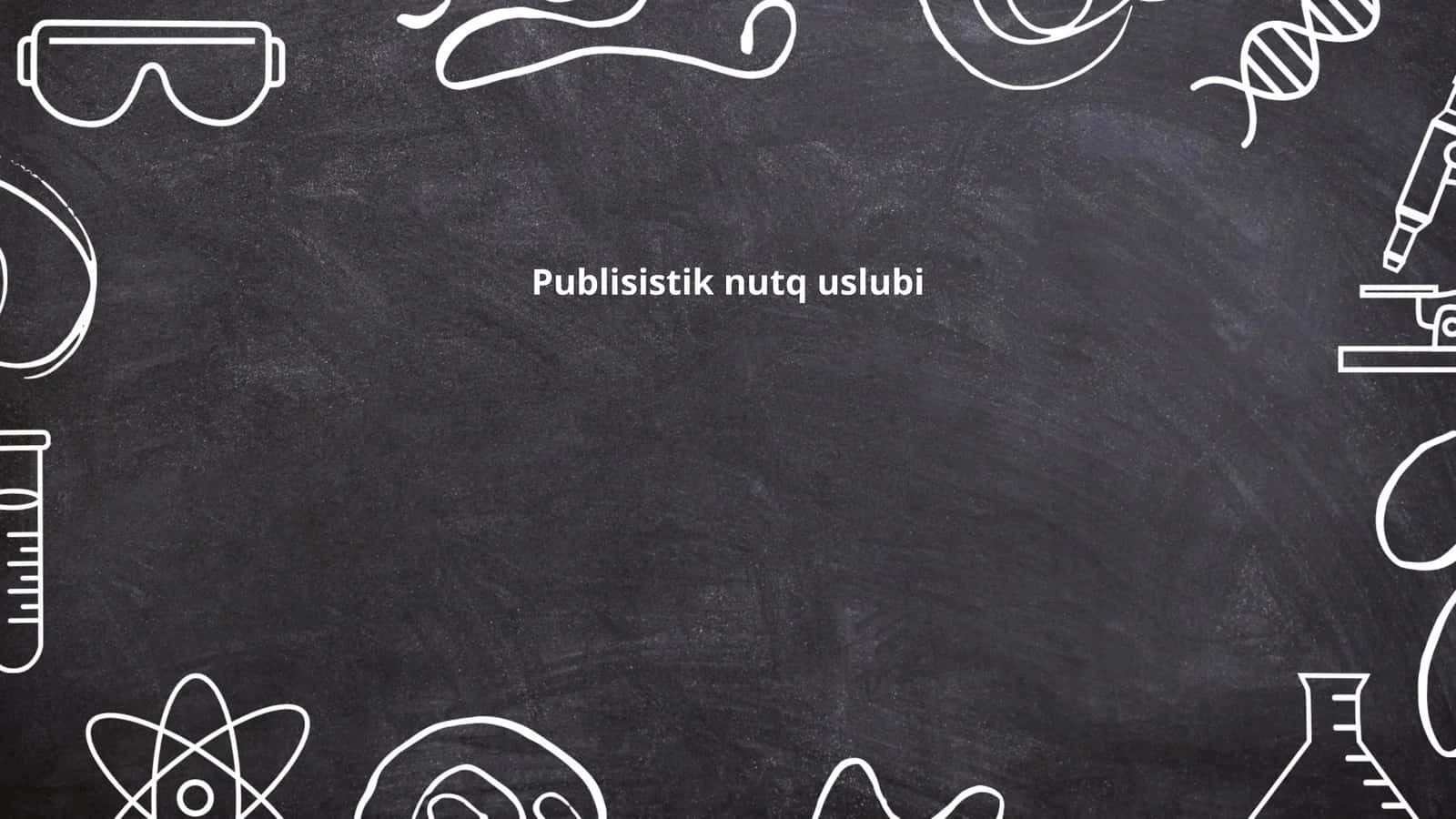 Publisistik nutq uslubi