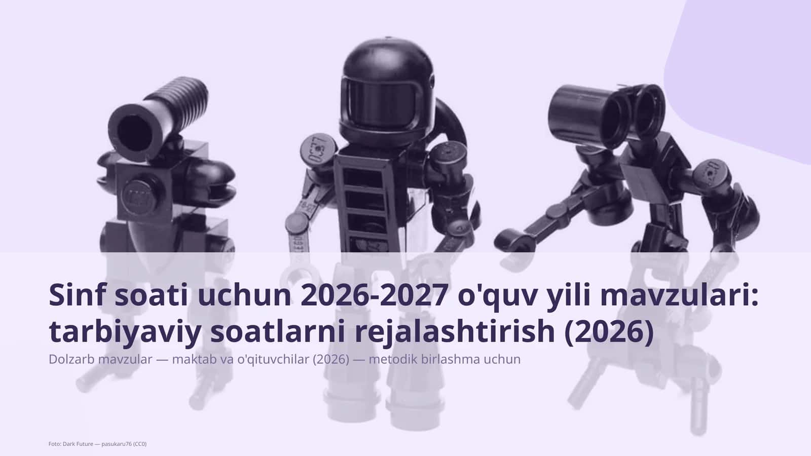 Sinf soati uchun 2026-2027 o'quv yili mavzulari: tarbiyaviy soatlarni rejalashtirish (2026)
