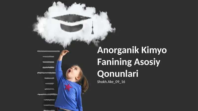 Anorganik Kimyo Fanining Asosiy Qonunlari