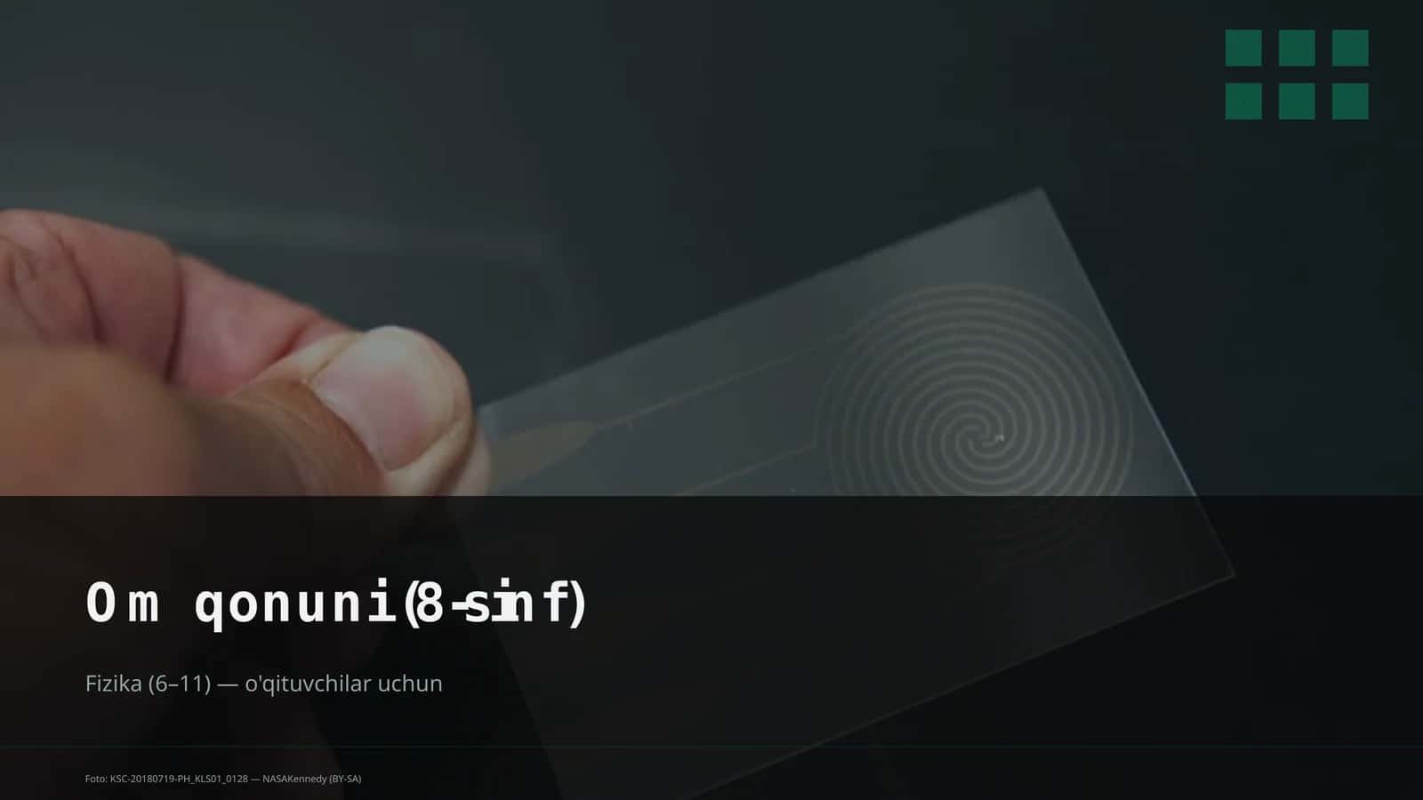 Om qonuni (8-sinf)